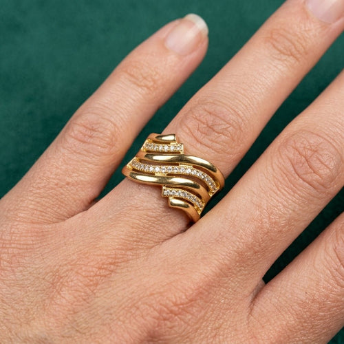 Bague Marea - Plaqué Or OR
