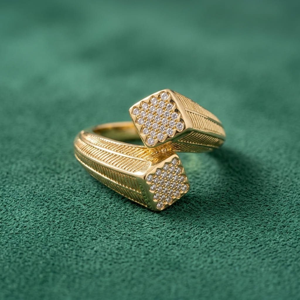 Bague Mosaico - Plaqué Or