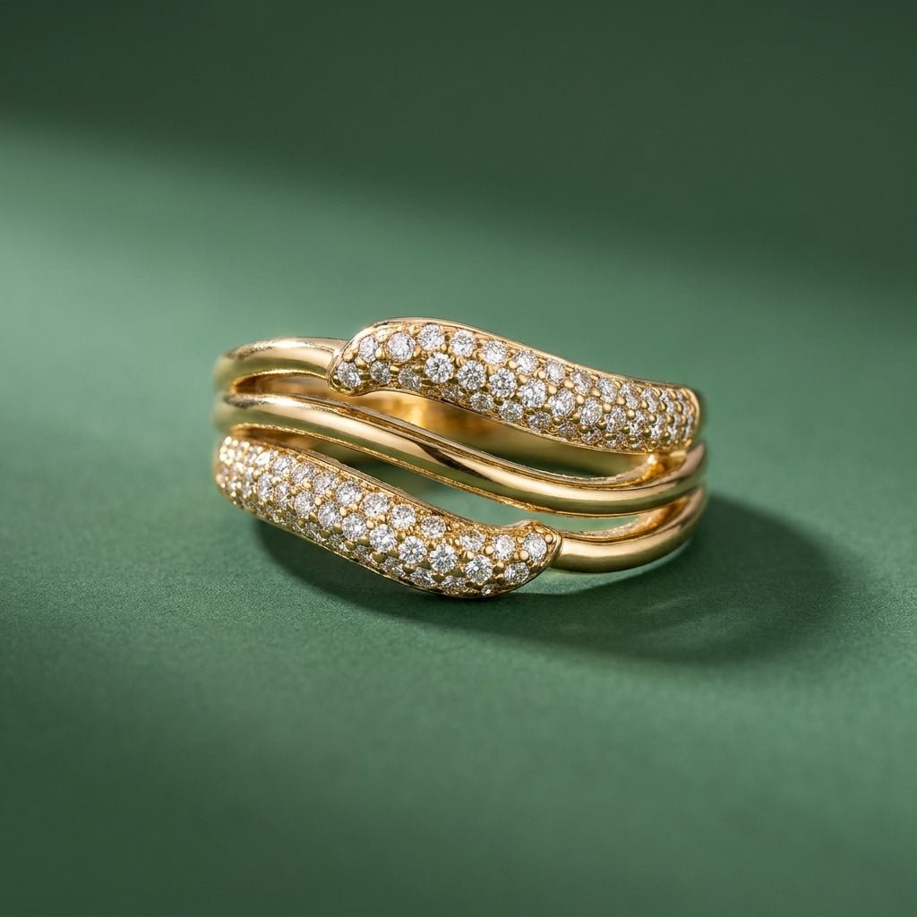 bague Ondina - Plaqué Or OR