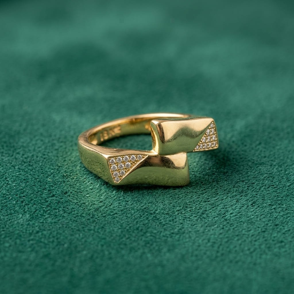 Bague Prusma - Plaqué Or