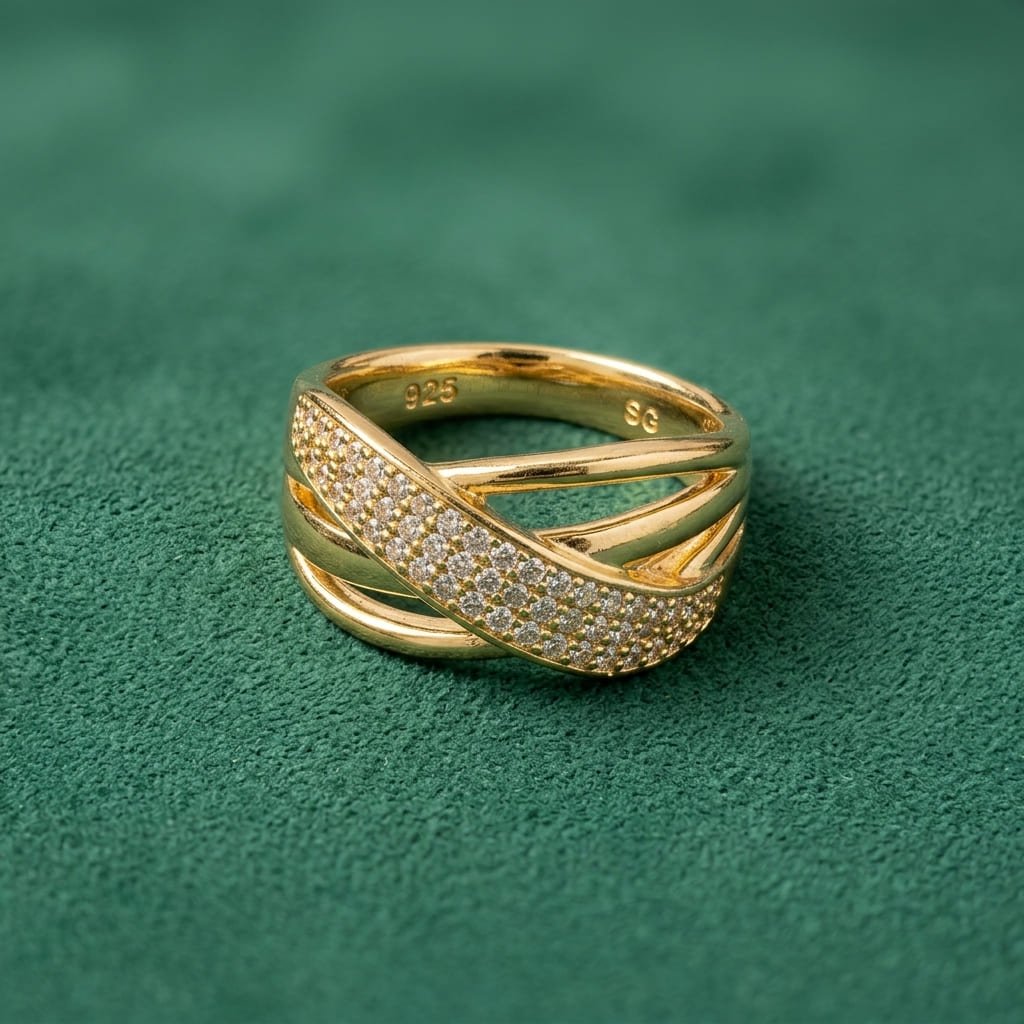 Bague Scintilla - Plaqué Or