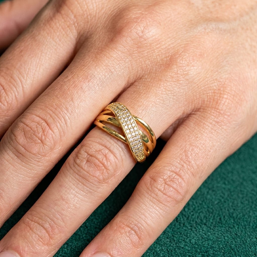 Bague Scintilla - Plaqué Or