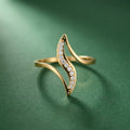 Bague Sinuosa - Acier Inoxydable