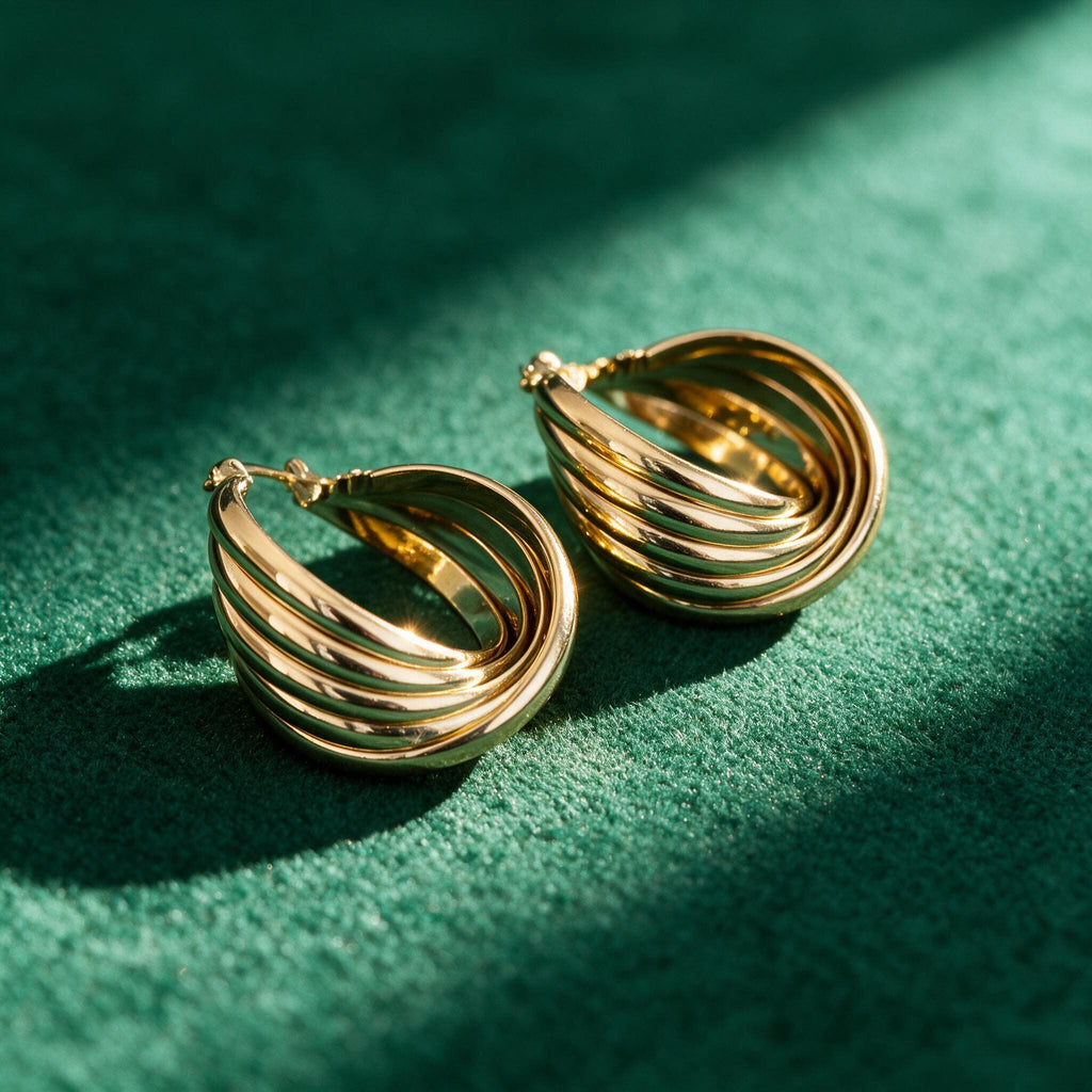 Boucles D'oreilles Flaminia - Acier Inoxydable Garantie