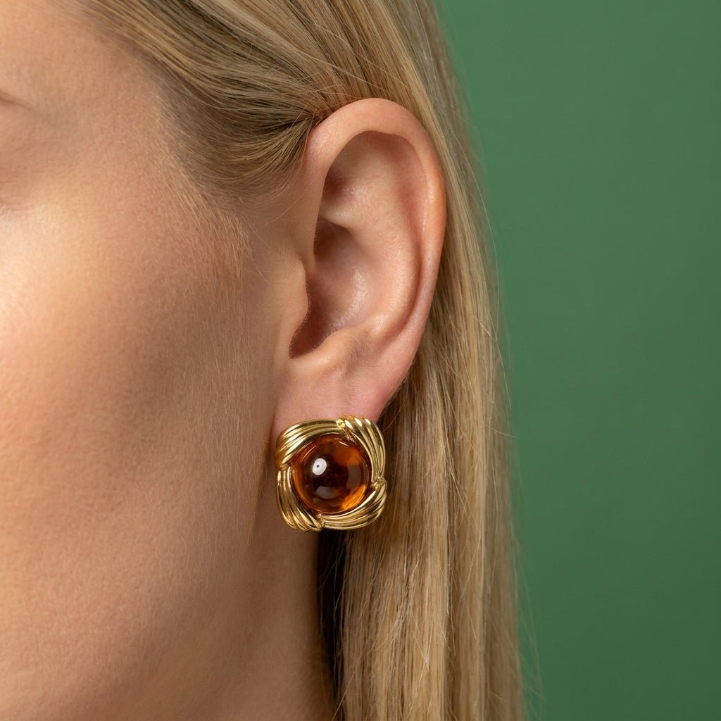 Boucles D'oreilles Aurelia - Acier Inoxydable