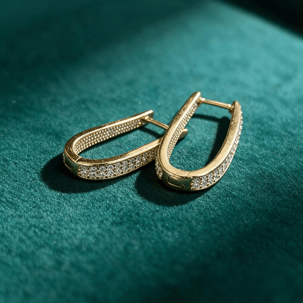 Boucles d'Oreilles Clelia -  Plaqué Or