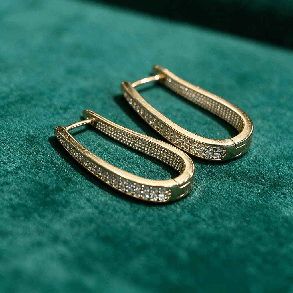 Boucles d'Oreilles Clelia -  Plaqué Or