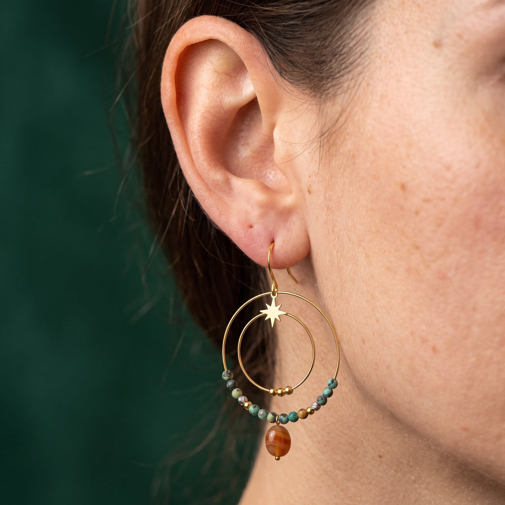 Boucles d'oreilles Costellazione - Acier Inoxydable Garantie