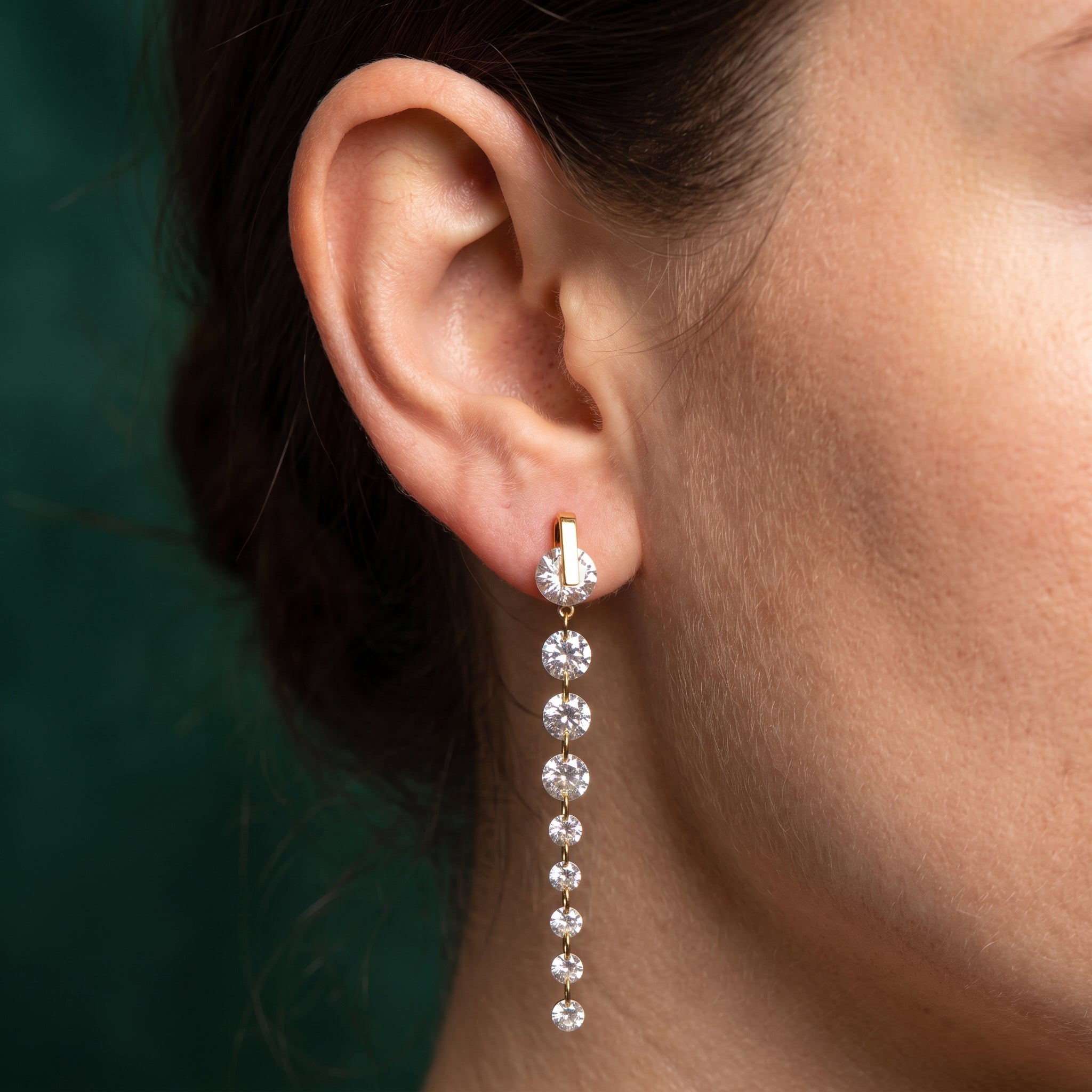 Boucles D'oreilles Eclissi Blanc - Acier Inoxydable