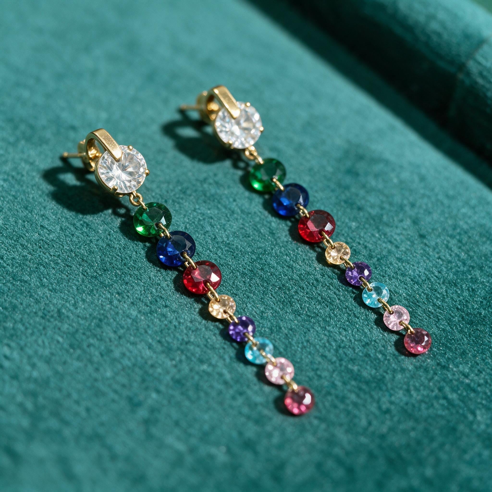 Boucles d'oreilles Eclissi Multicouleur - Acier Inoxydable