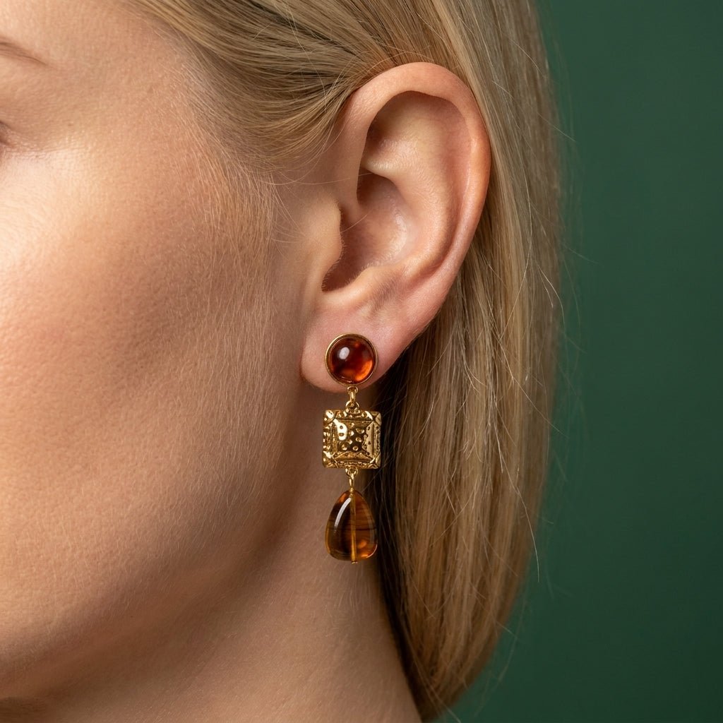 Boucles D'oreilles Flavia - Acier Inoxydable