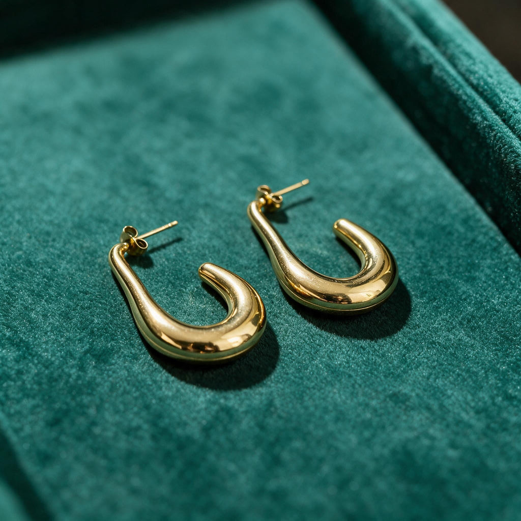 Boucles d'oreilles Goccia - Acier Inoxydable