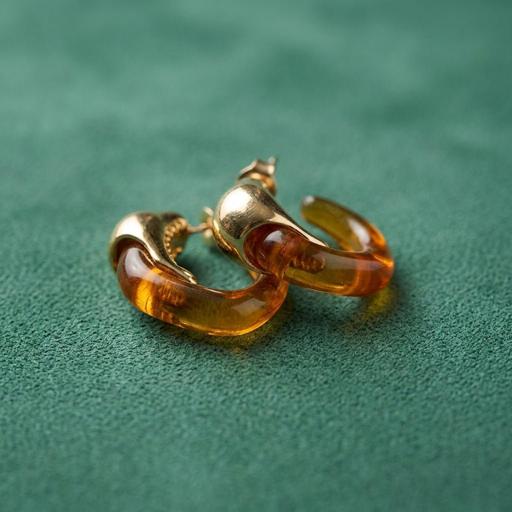 Boucles D'oreilles Idylle - Plaqué Or