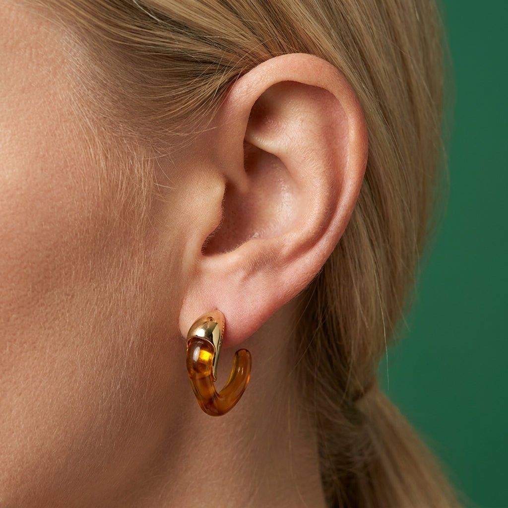 Boucles D'oreilles Idylle - Plaqué Or