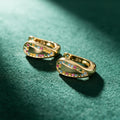 Boucles d'Oreilles Iridata - Plaqué Or