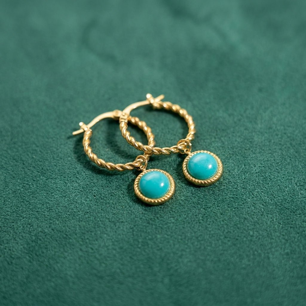 Boucles D'oreilles Lagon - Acier Inoxydable
