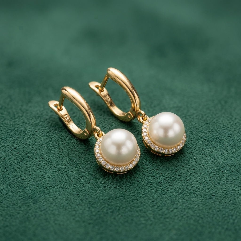 Boucles d'Oreilles Lucia - Plaqué Or Garantie