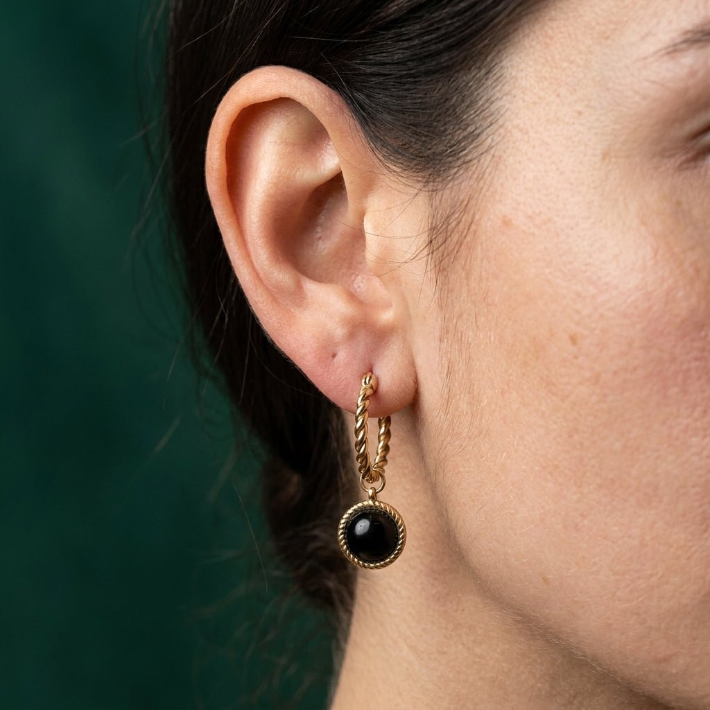 Boucles d'Oreilles Nera - Acier Inoxydable