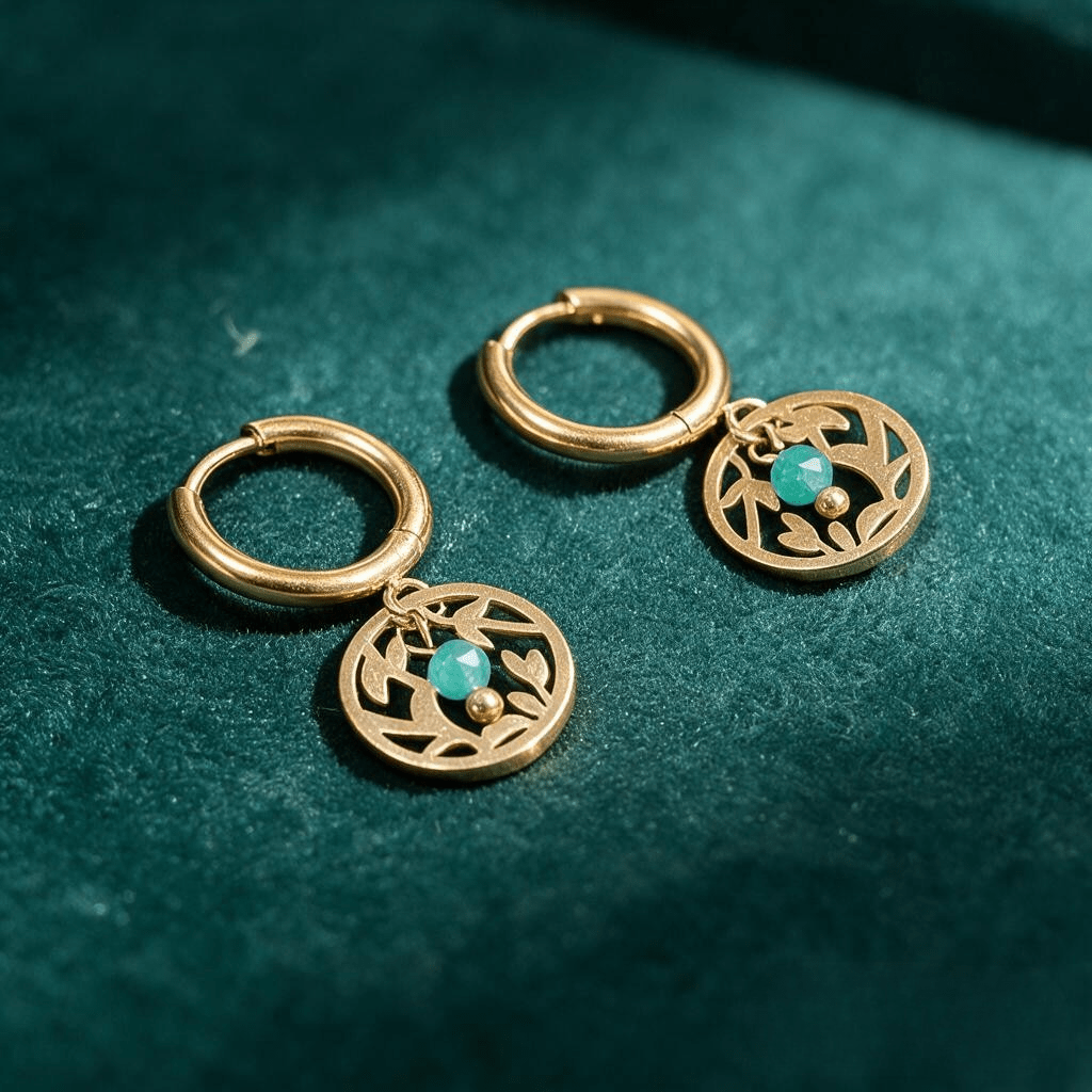 Boucles d'Oreilles Ninfa - Acier Inoxydable