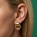 Boucles D'oreilles Onda - Plaqué Or