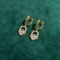 Boucles d'Oreilles Prisma - Plaqué Or