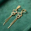 Boucles d'Oreilles Romina - Plaqué Or Garantie