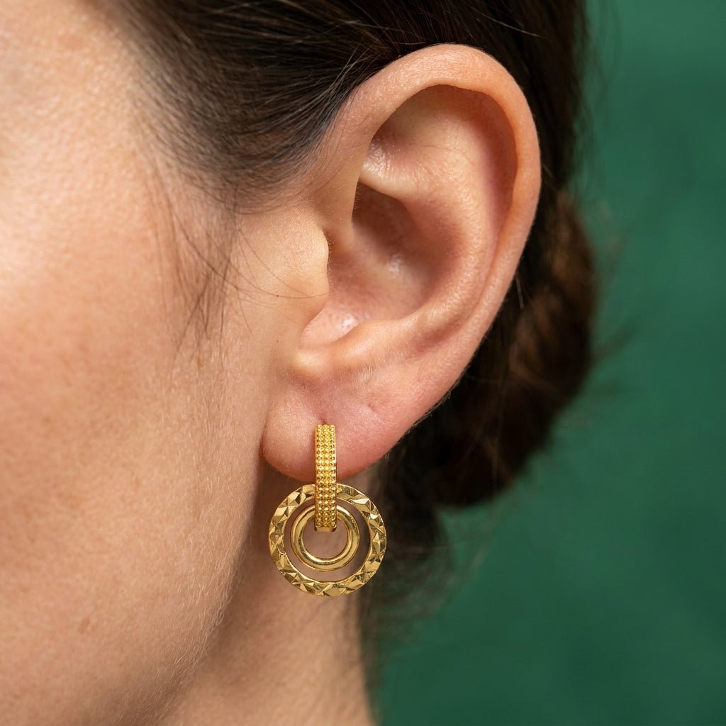 Boucles D'oreilles Solea - Plaqué Or