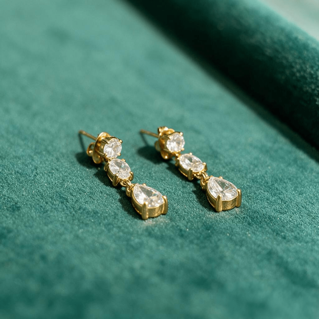 Boucles D'oreilles Trilogia - Acier Inoxydable