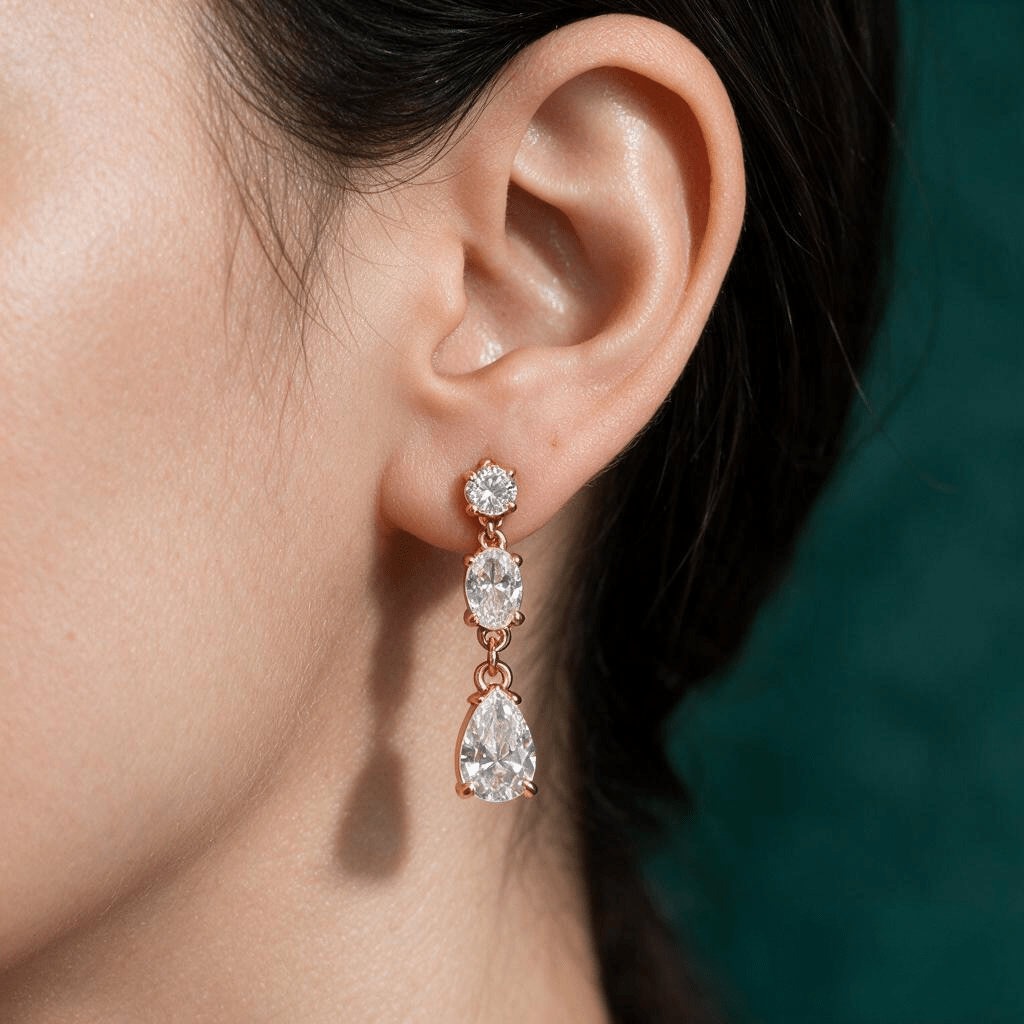 Boucles D'oreilles Trilogia - Acier Inoxydable