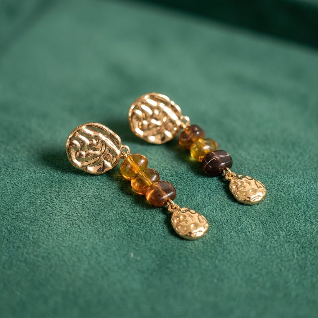 Boucles D'oreilles Zineta - Acier Inoxydable