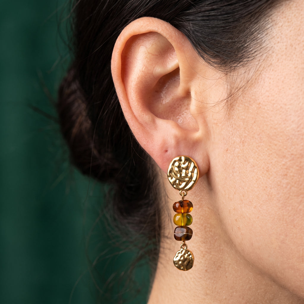 Boucles D'oreilles Zineta - Acier Inoxydable