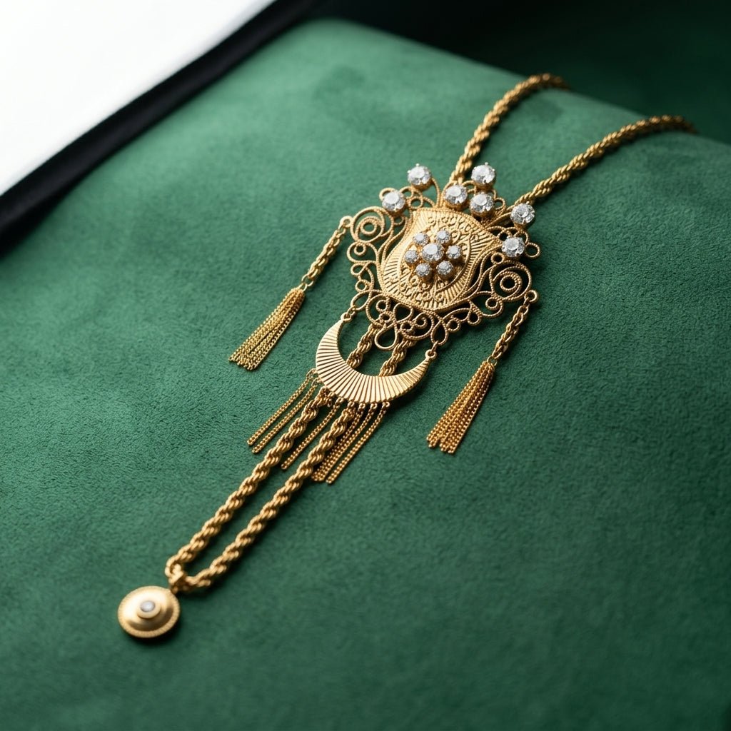Collier AURÈS ( Ajustable , Ascenseur )  - Acier Inoxydable