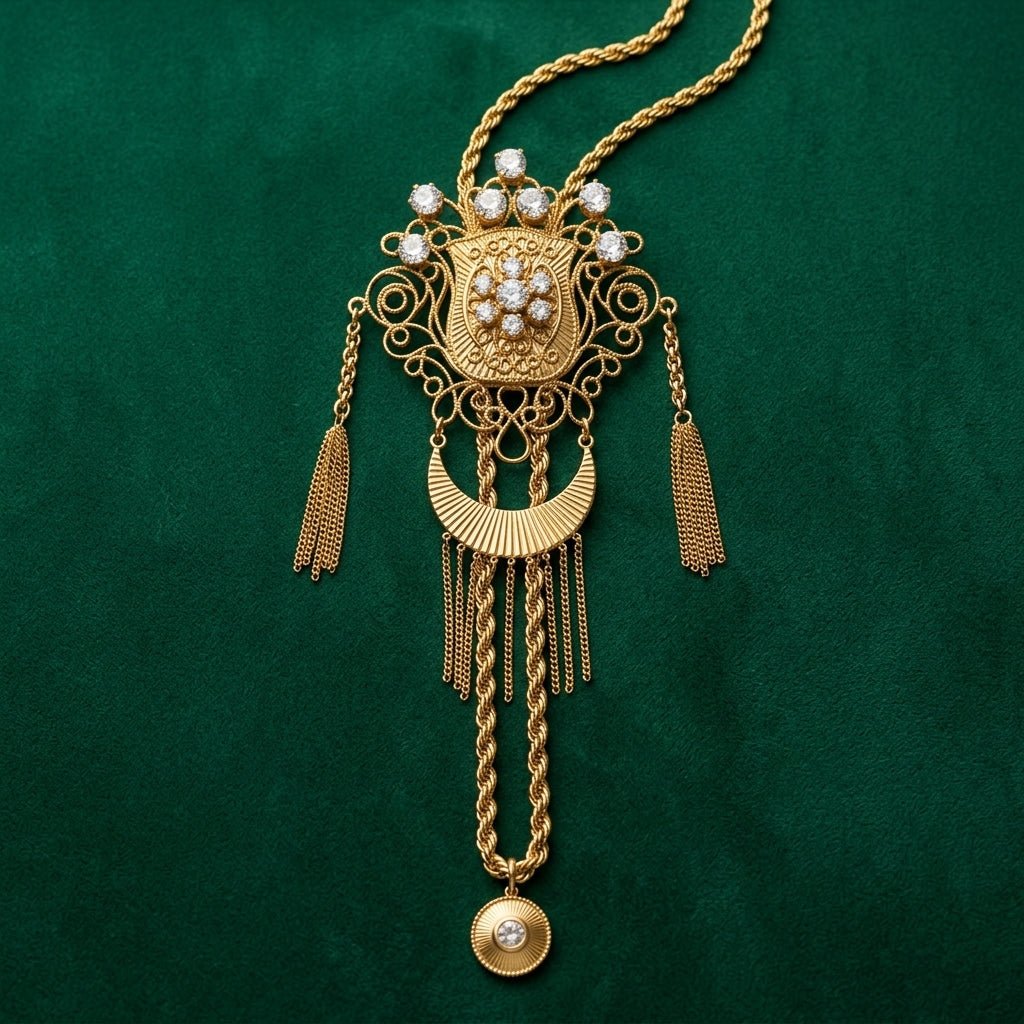 Collier AURÈS ( Ajustable , Ascenseur )  - Acier Inoxydable