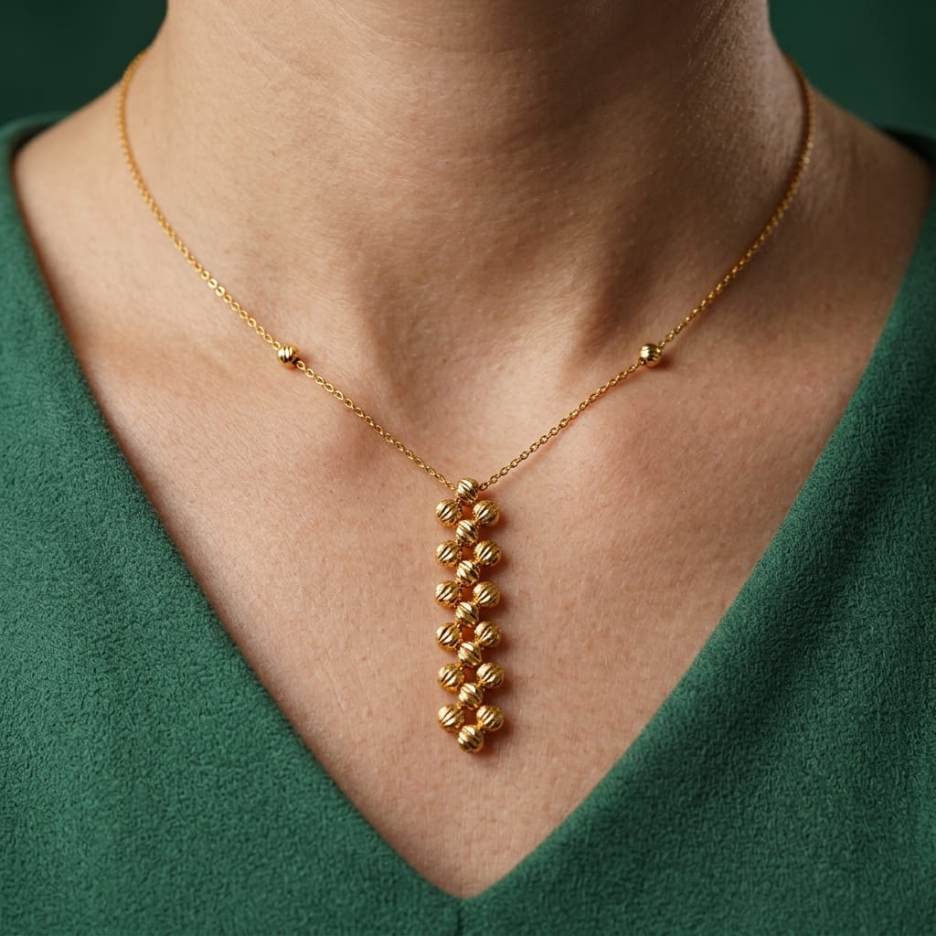 Collier Cascata - Acier Inoxydable