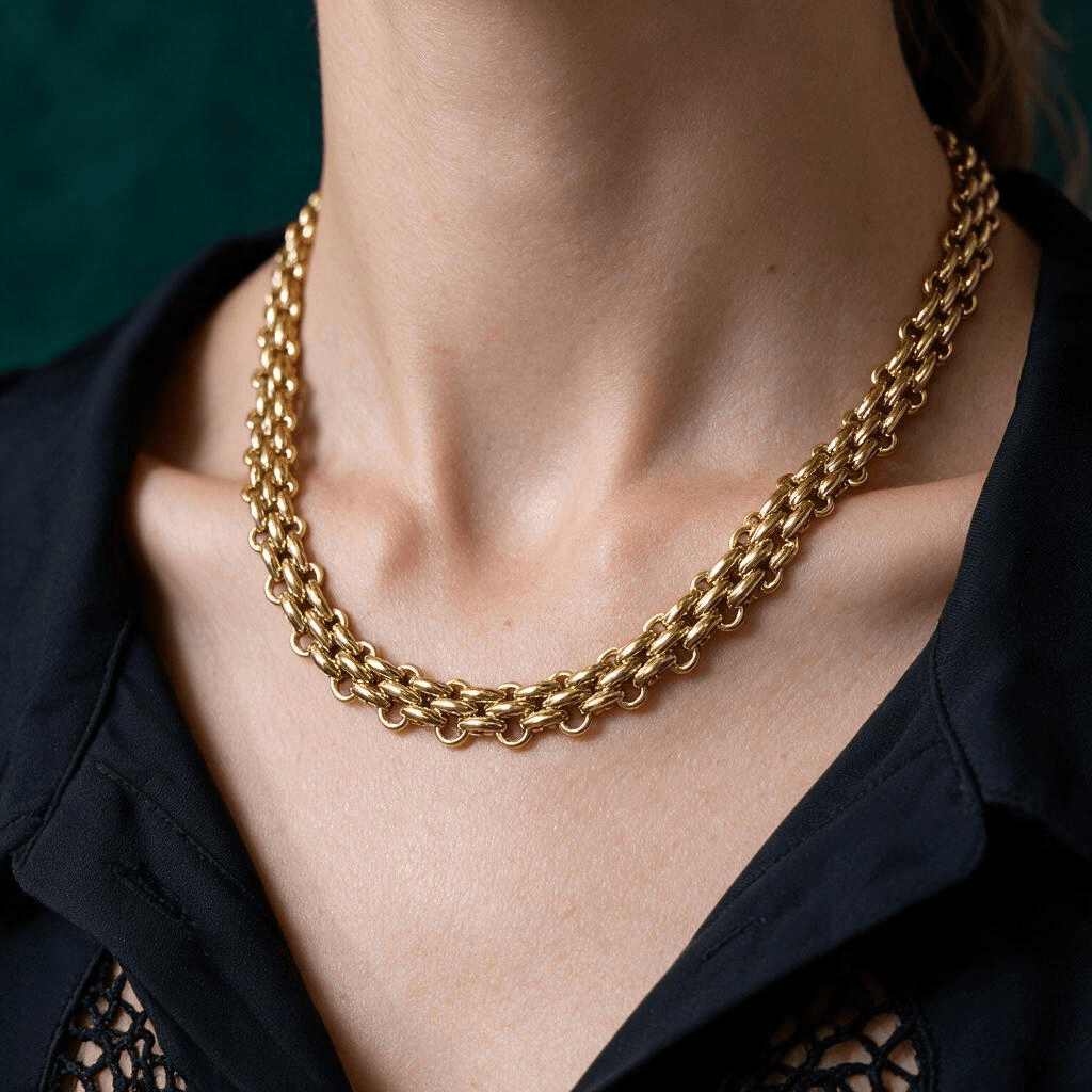 Collier Georgie - Acier Inoxydable