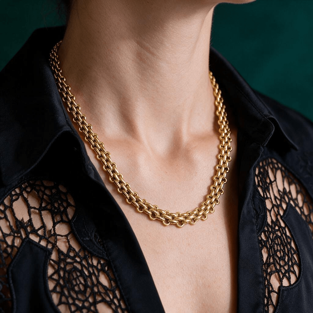 Collier Georgie - Acier Inoxydable
