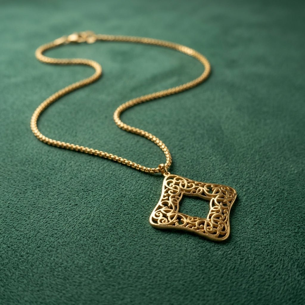 Collier Losanga – Acier Inoxydable