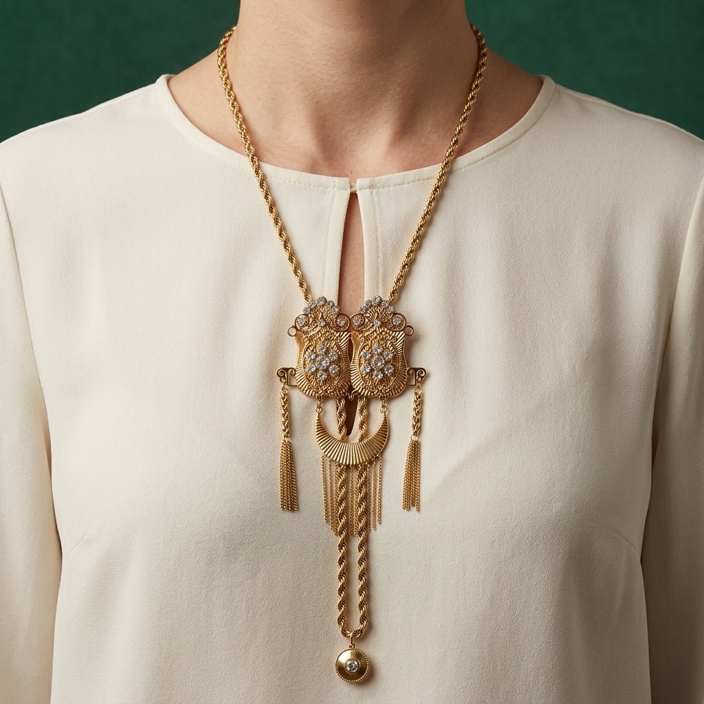 Collier Numidia ( Ajustable , Ascenseur ) - Acier Inoxydable