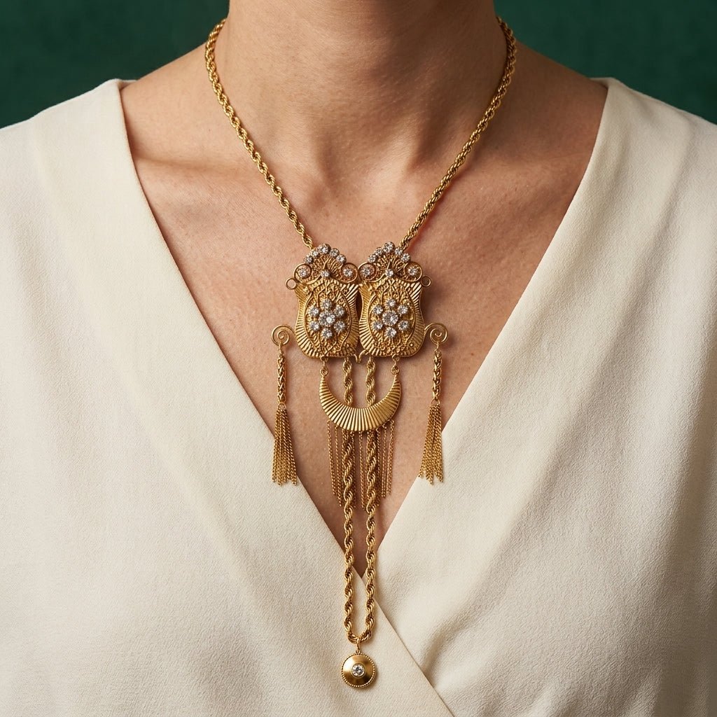 Collier Numidia ( Ajustable , Ascenseur ) - Acier Inoxydable