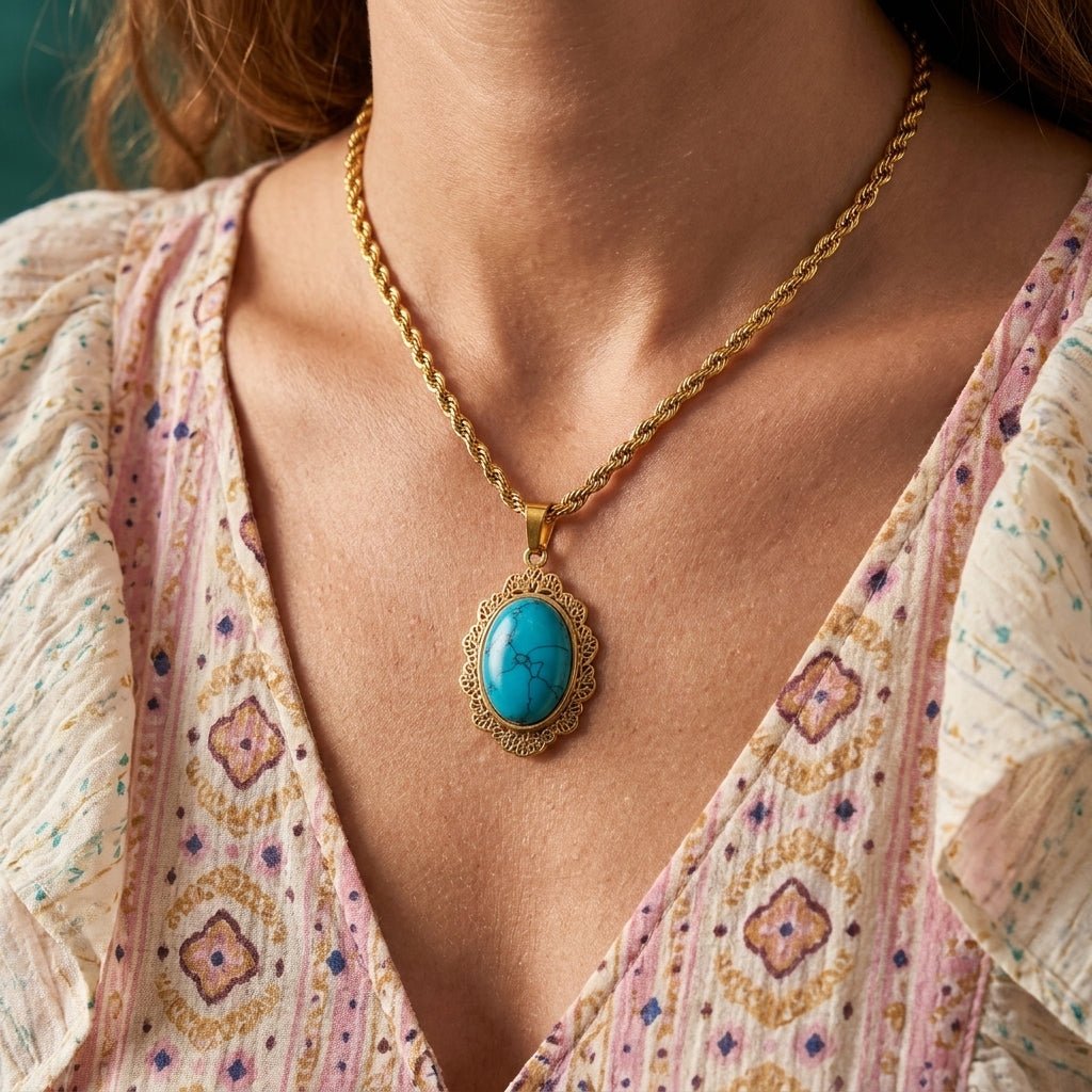 Collier Ovalia - Acier Inoxydable