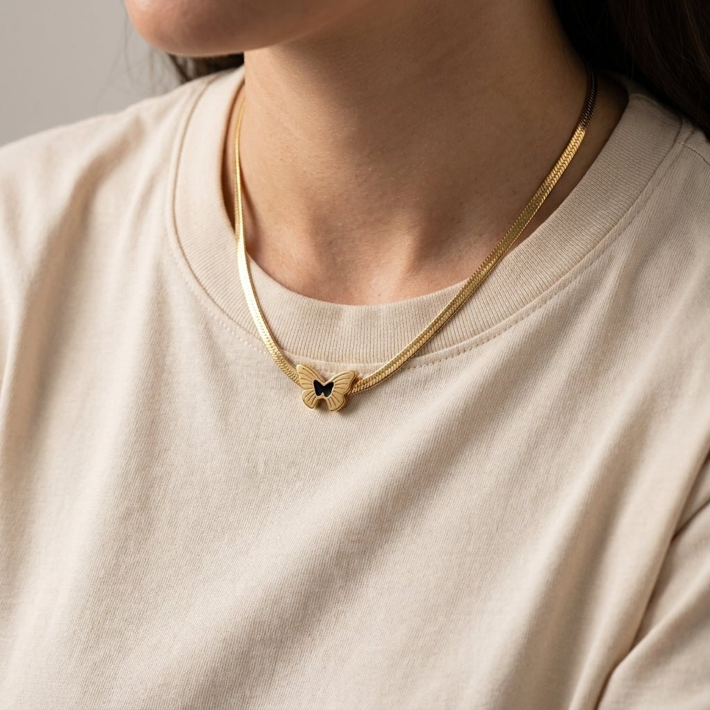 Collier Papiluxe – Acier inoxydable