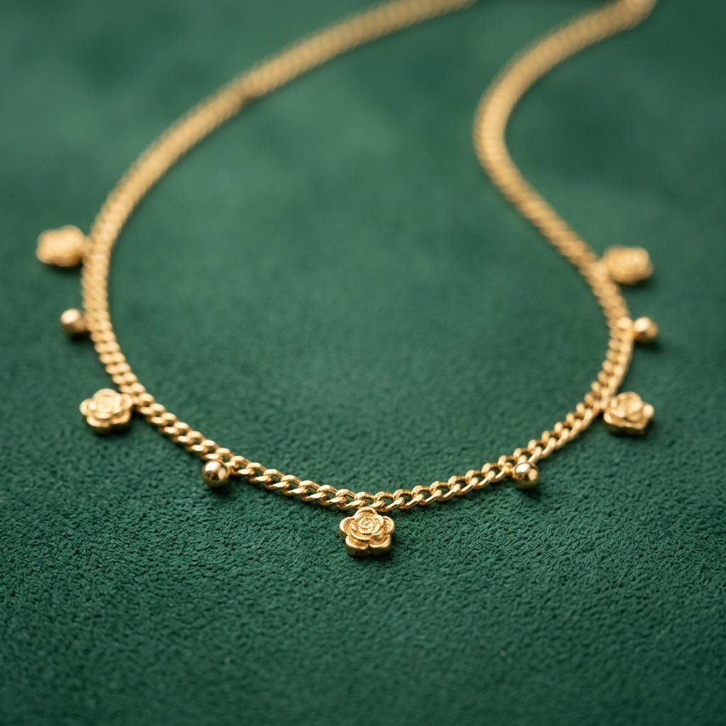 Collier Rosetta - Acier Inoxydable