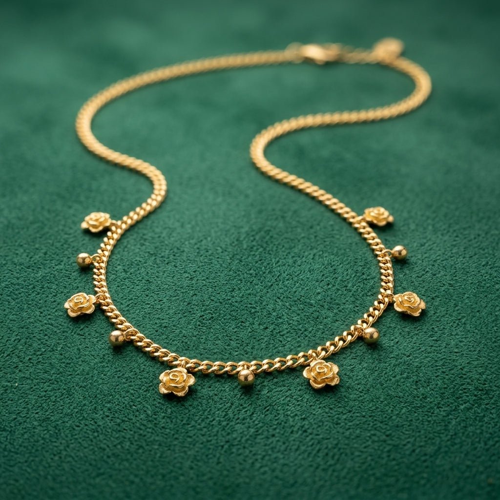 Collier Rosetta - Acier Inoxydable