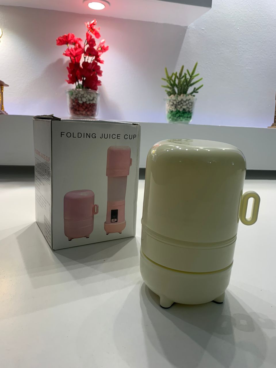 Blander Jus Portable et Pliable en Silicone avec 6 Lames 500ml