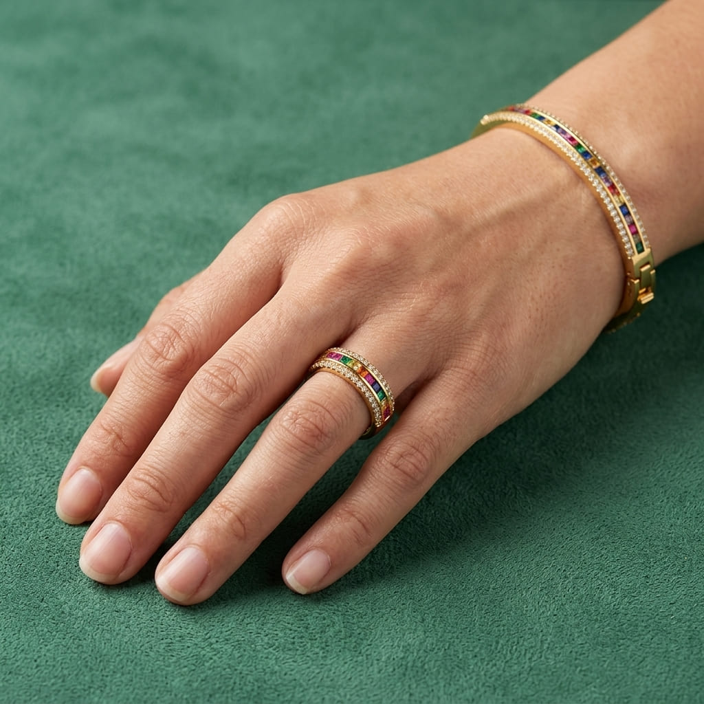 Duo Vivida - Plaqué Or