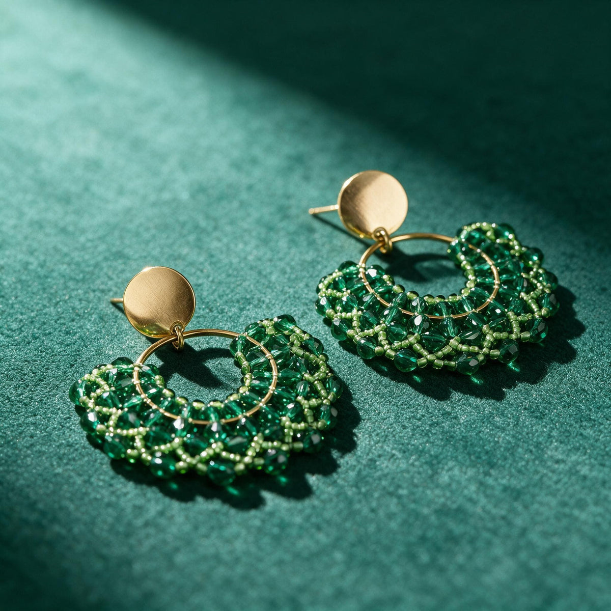 Boucles d'oreilles Smeraldo - Acier Inoxydable