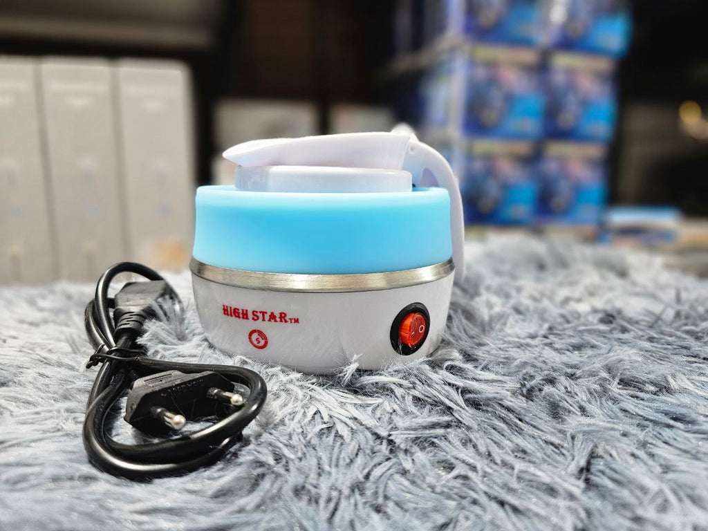 Bouilloire électrique pliable en silicone ,portable Avec  indicateur de mise hors tension غلاية كهربائية قابلة للطي محمولة سيليكون