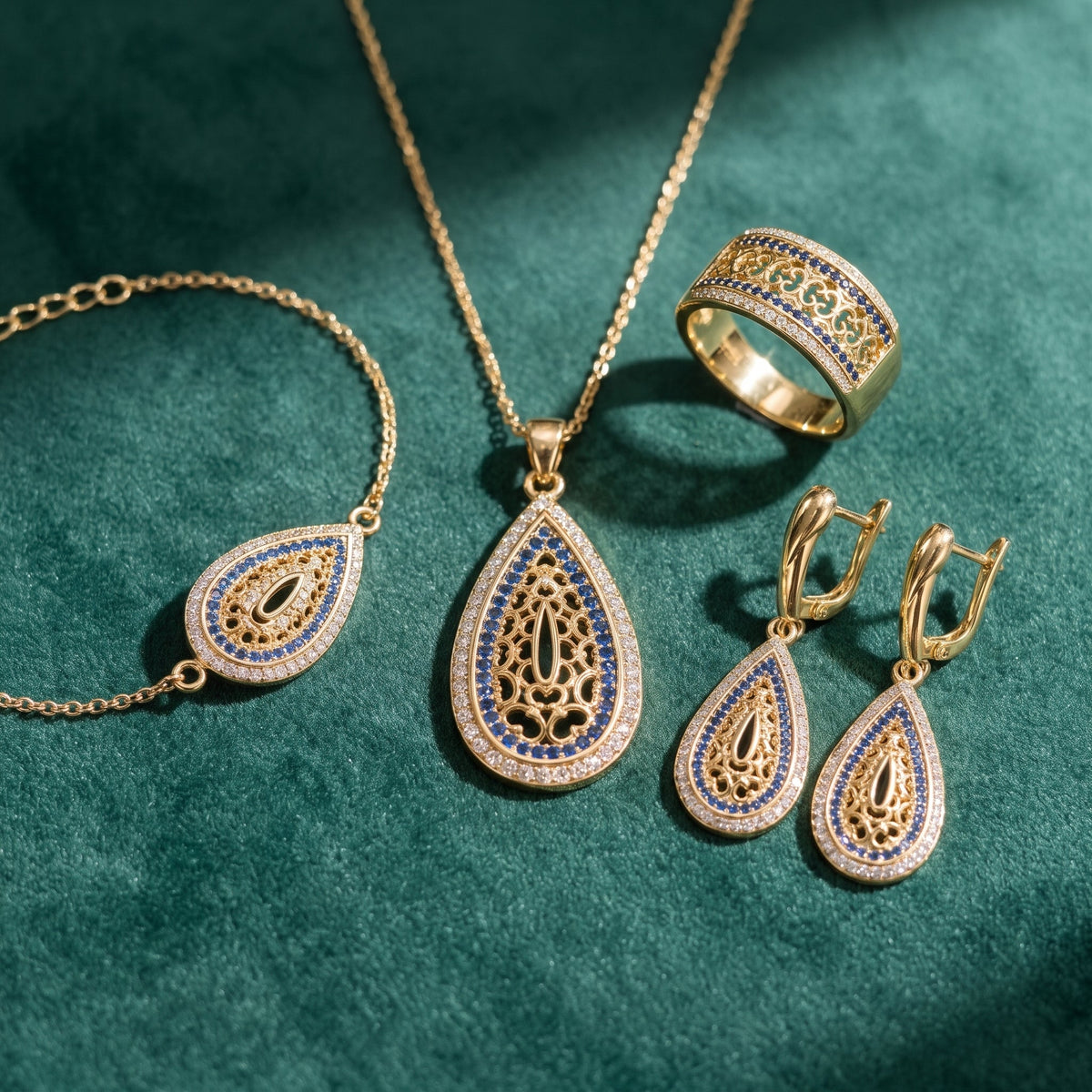 Parure Arabesque - Plaqué Or DS