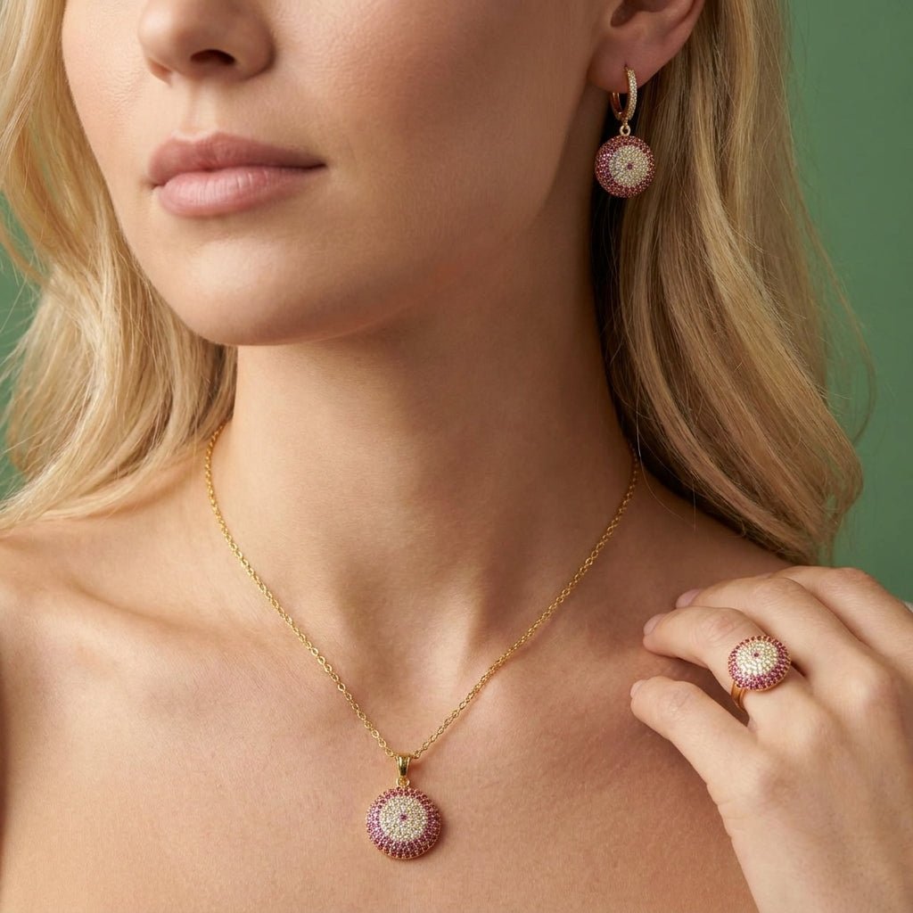 Parure Aura - Acier Inoxydable / plaqué or