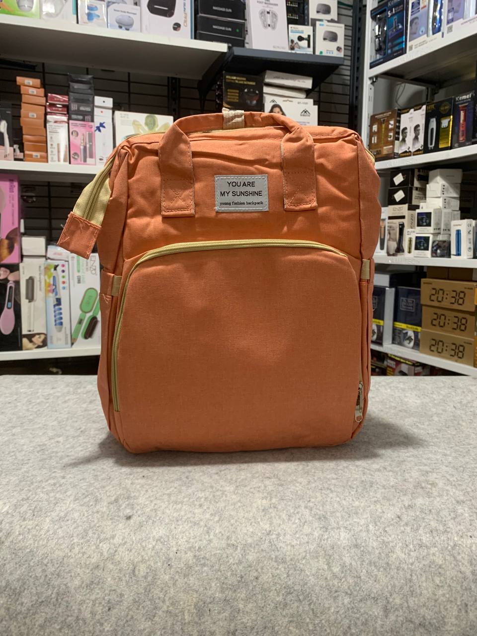 Sac à dos et landau pour bébé pliable 3en1